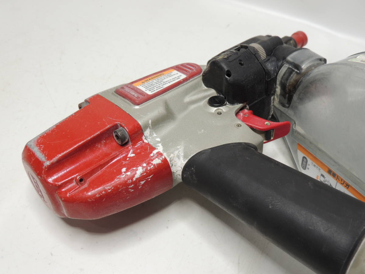 中古品 MAX マックス MAX☆マックス エアー コイルネイラ常圧用/釘打機 