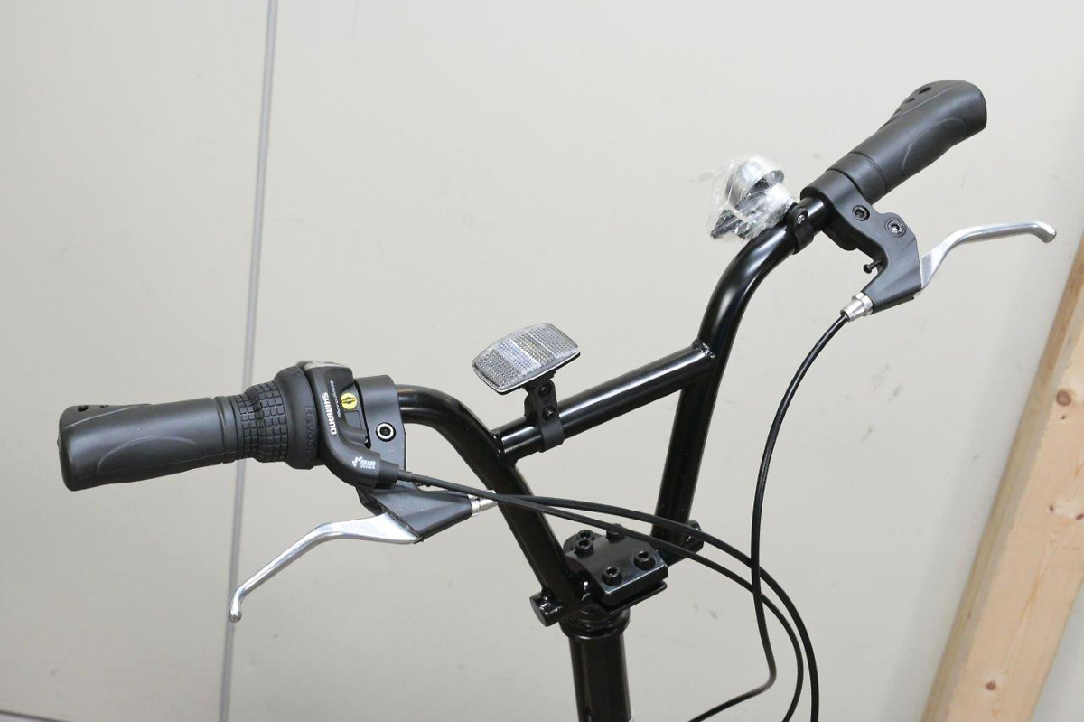 品 HUMMER 折り畳み自転車 FDB206Wsus-NP ブラック ノーパンクタイヤ 