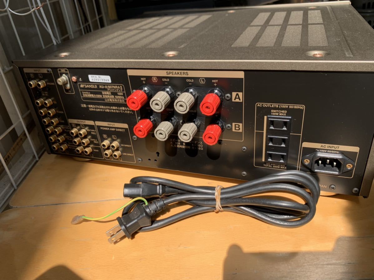 動画あり】SANSUI サンスイ AU-α607NRAⅡ プリメインアンプ プリメイン