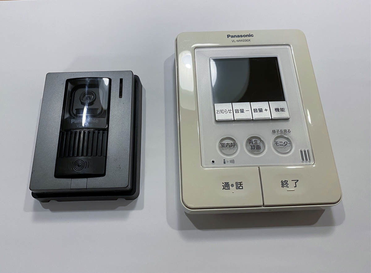 Panasonic パナソニック ドアホン VL-MW230 親機 - カメラ付き 