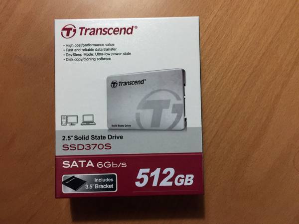 Transcend 2.5inch 512GB SSD TS512GSSD370S 未開封 Transcend SSD