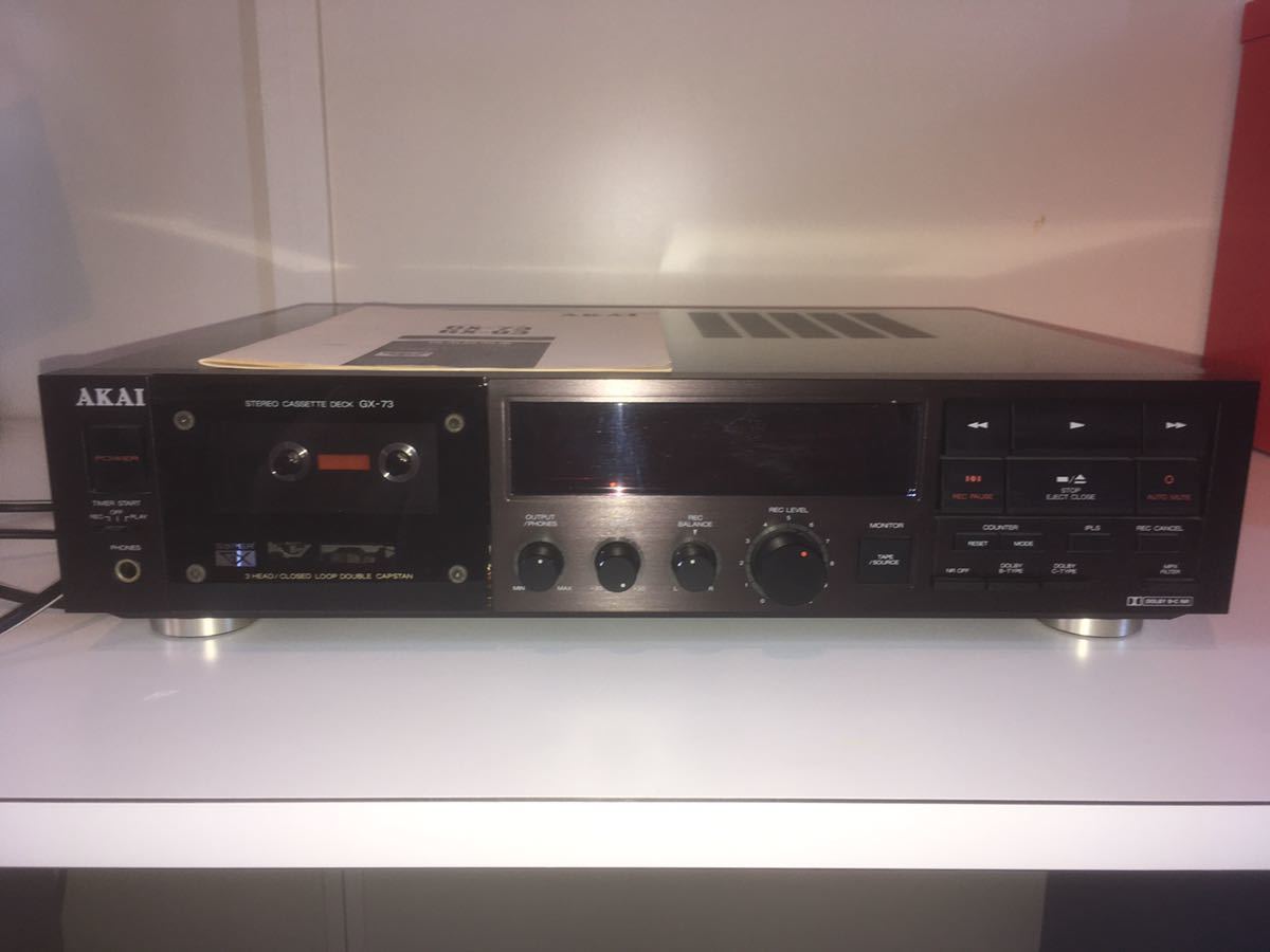AKAI GX-73 動作未確認 オーディオ機器 カセットデッキ 【公式通販】