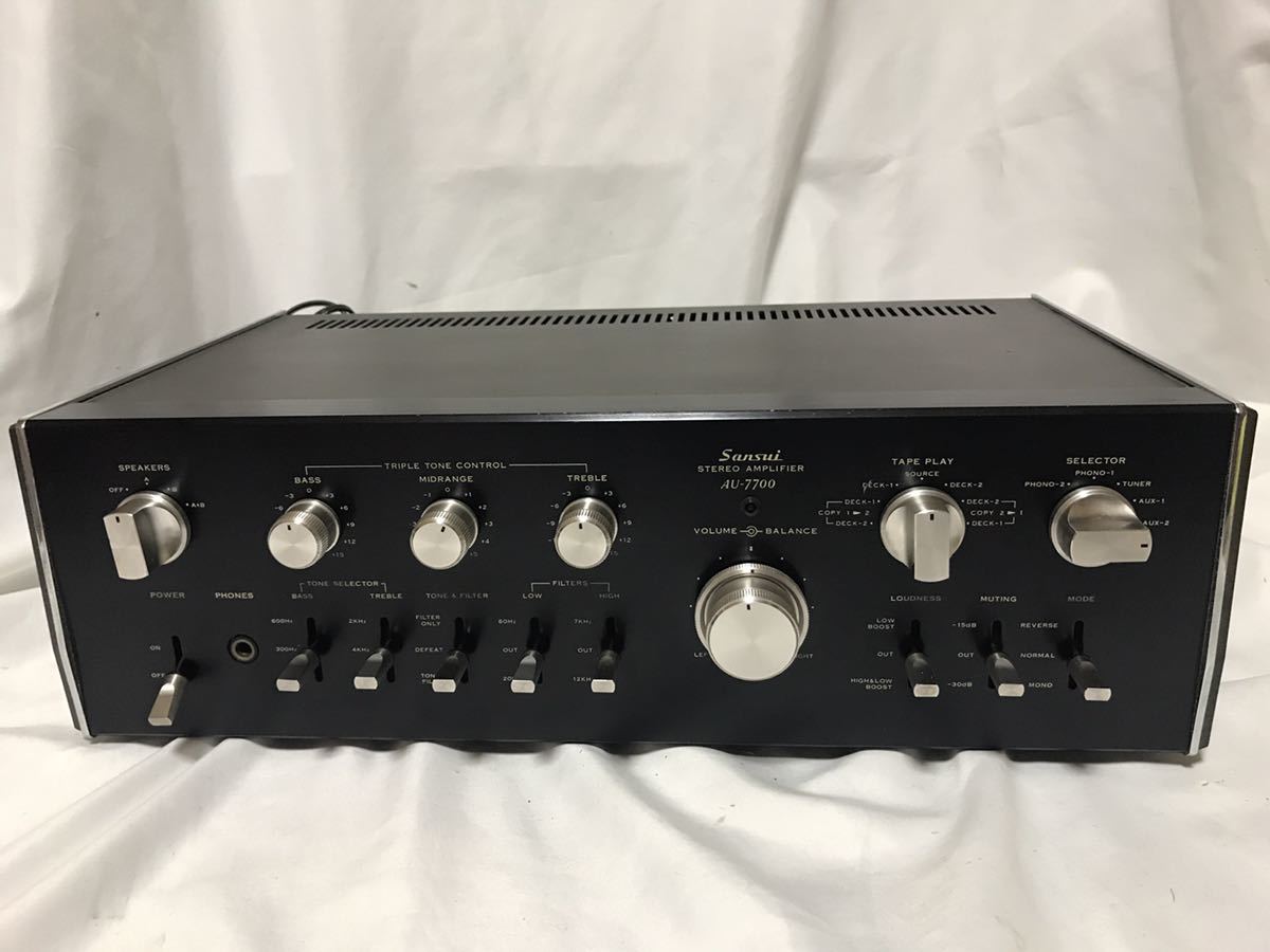 SANSUI AU-7700 ステレオアンプ プリメインアンプ AU-7700 プリメイン