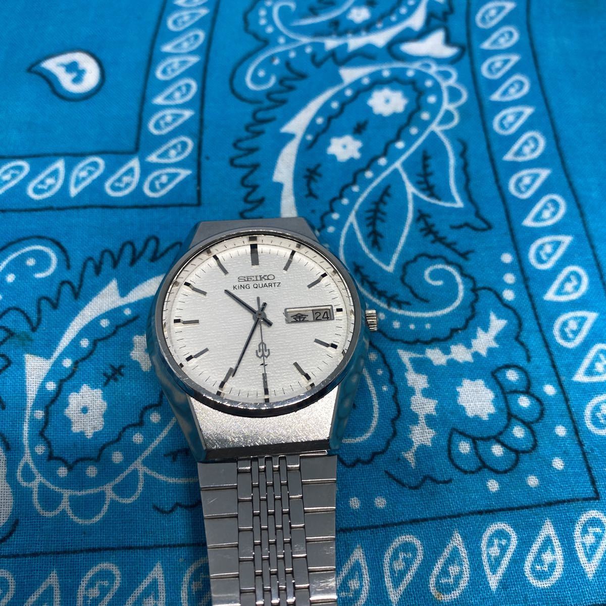セイコー SEIKO KING QUARTZ キングクォーツ 稼働 ○ セイコーキング
