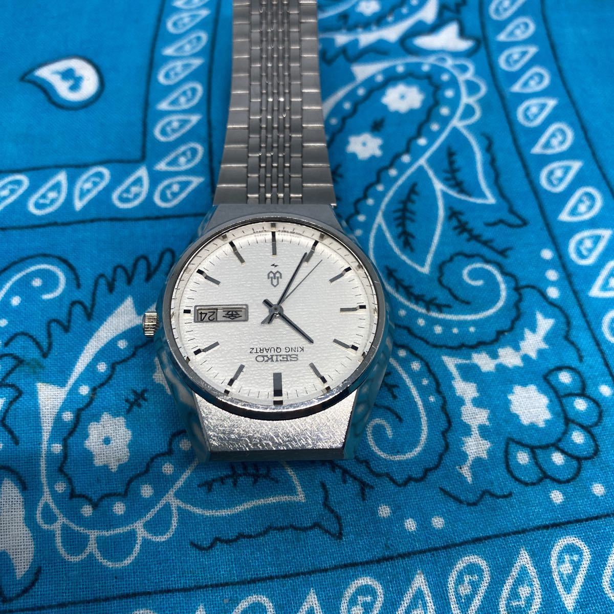 セイコー SEIKO KING QUARTZ キングクォーツ 稼働 ○ セイコーキング 