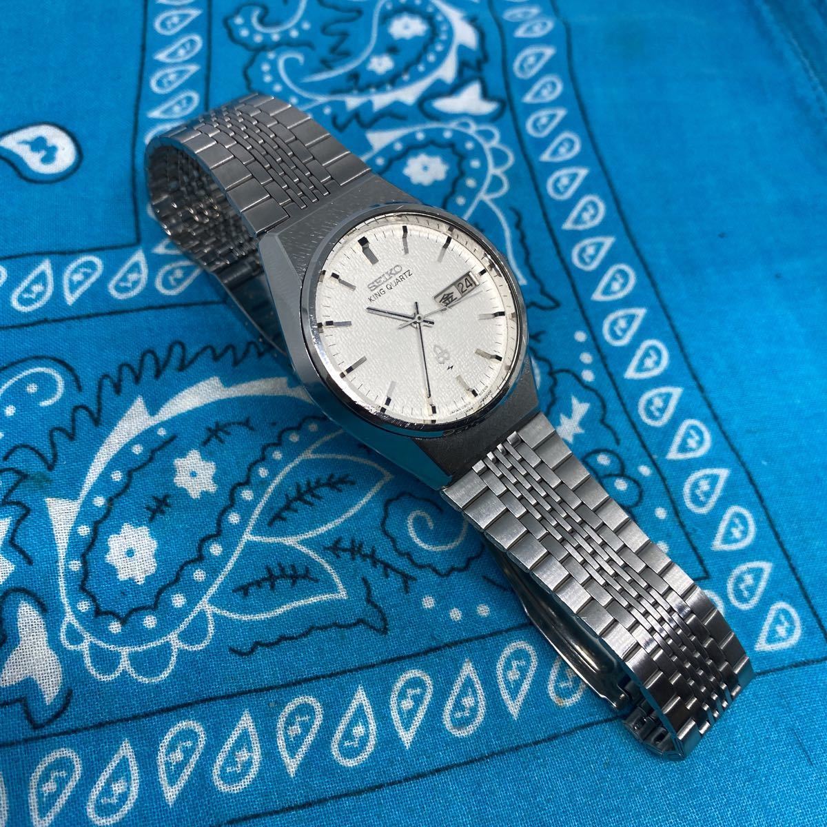 セイコー SEIKO KING QUARTZ キングクォーツ 稼働 ○ セイコーキング 
