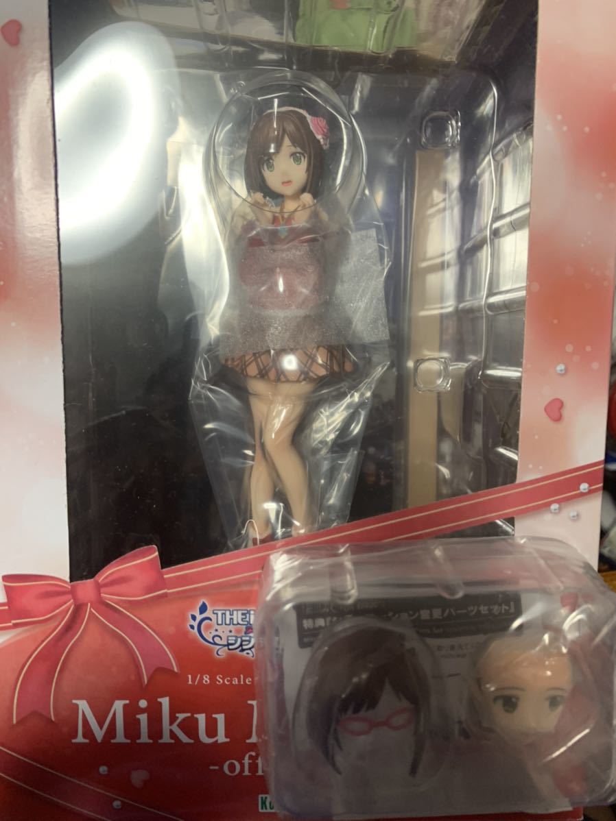 1円スタート　新品未開封 限定特典付 前川みく-off stage- 1/8完成品フィギュア コトブキヤ