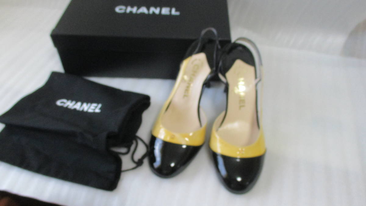 お得，格安 値下☆CHANEL シャネル サイズ35 22.5cm相当 パンプス 