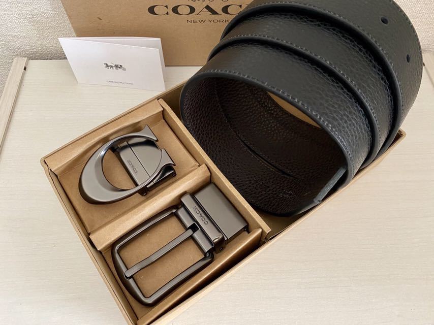 【セール，大人気】 COACH レザーベルト リバーシブル ブラックxブラウン メンズベルト 本革 シンプル ビジネス(その他)｜売買されたオークション情報、yahooの商品情報をアーカイブ公開 - オークファン その他