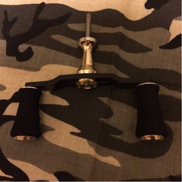 スピニング用 カーボン Wハンドル 中古美品