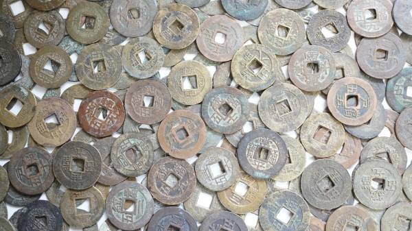 常平通宝　當五銭　170枚程　未選別　渡来銭　朝鮮古銭