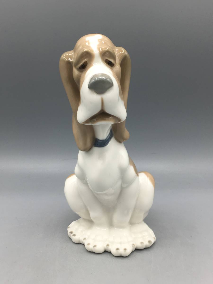 LLADRO リヤドロ 「 少年と犬 」 人形 陶器 置物