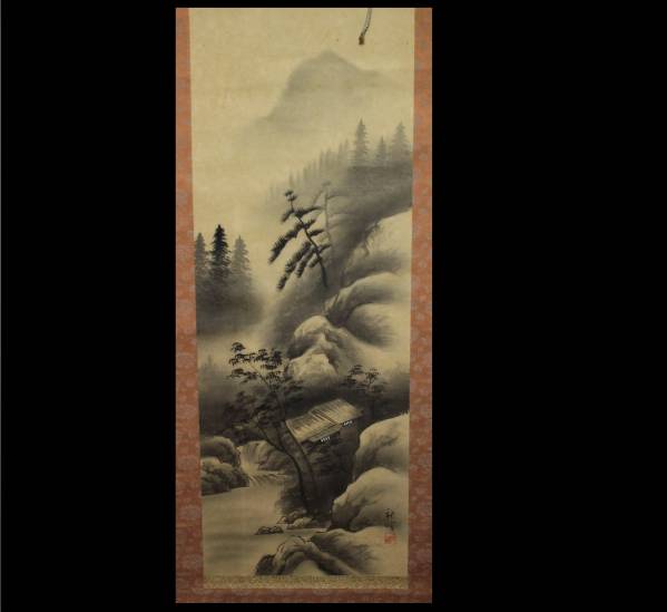 吉利図 日本画 中国画 絵画 書 書画 書道水墨画 茶道具 茶道 茶掛け