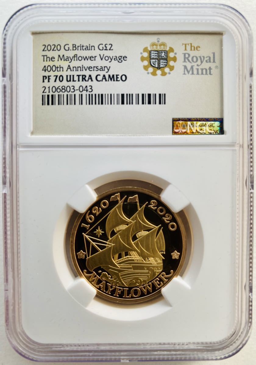 2020年 NGC エリザベス2世 0 イギリス メイフラワー号出航400周年 2