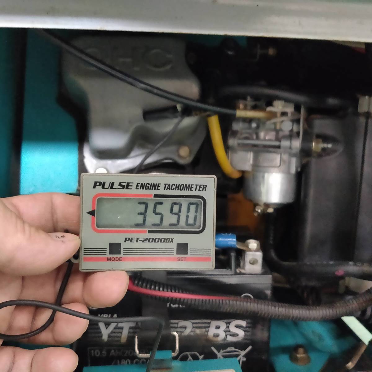 デンヨーDenyo GAW-150ES エンジン溶接機 エンジン掛かるが発電しない 