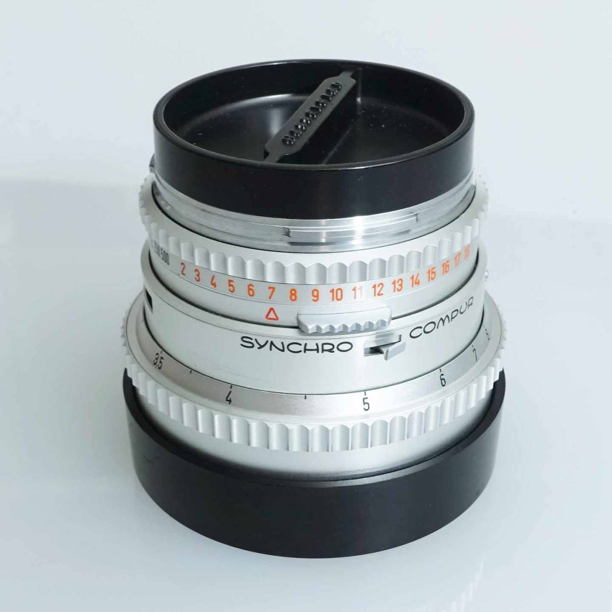 【レンズ極美品・ボディ良品】ハッセルブラッド　ボディ500C初期型1958年製・レンズ80mm/2.8（Cレンズ）・マガジン裏窓付旧型C12_2