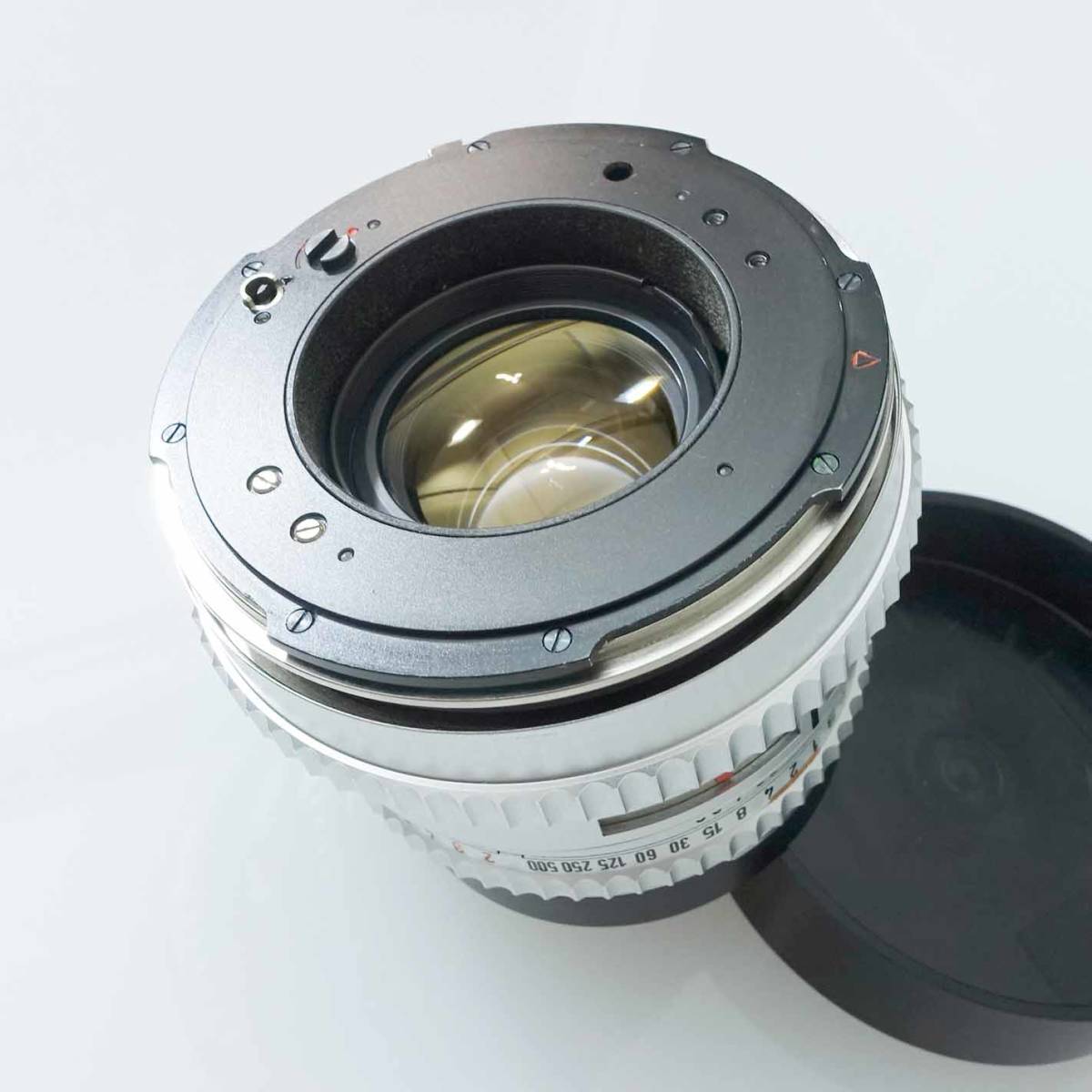 【レンズ極美品・ボディ良品】ハッセルブラッド　ボディ500C初期型1958年製・レンズ80mm/2.8（Cレンズ）・マガジン裏窓付旧型C12_6