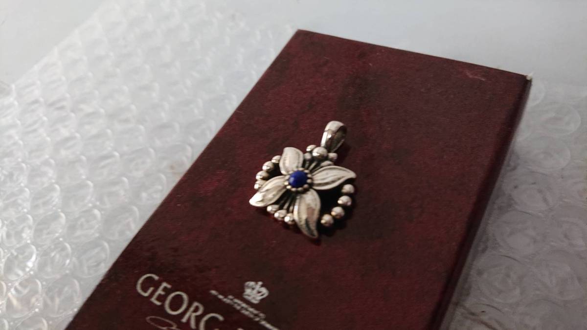 GEORG JENSEN ジョージ・ジェンセン シルバー925/1998 ラピスラズリ 