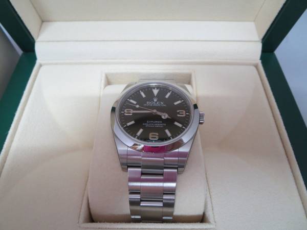 新品同様!! ロレックス/ROLEX エクスプローラーI　Ref.214270