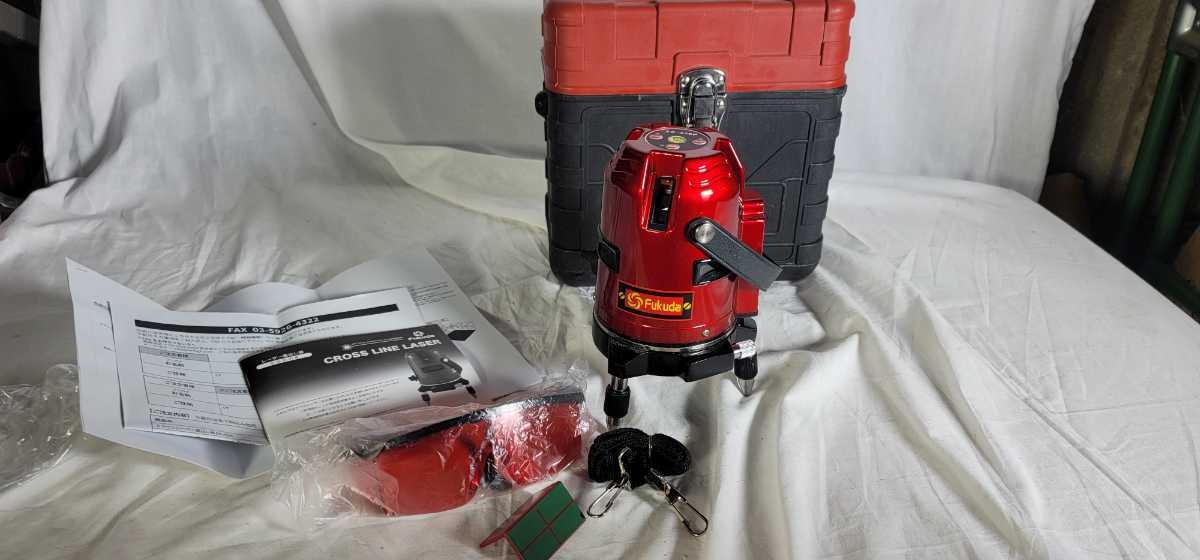 FUKUDA フクダ レーザー墨出し器 EK-436P CROSS LINE LASER 美品 中古 現状品