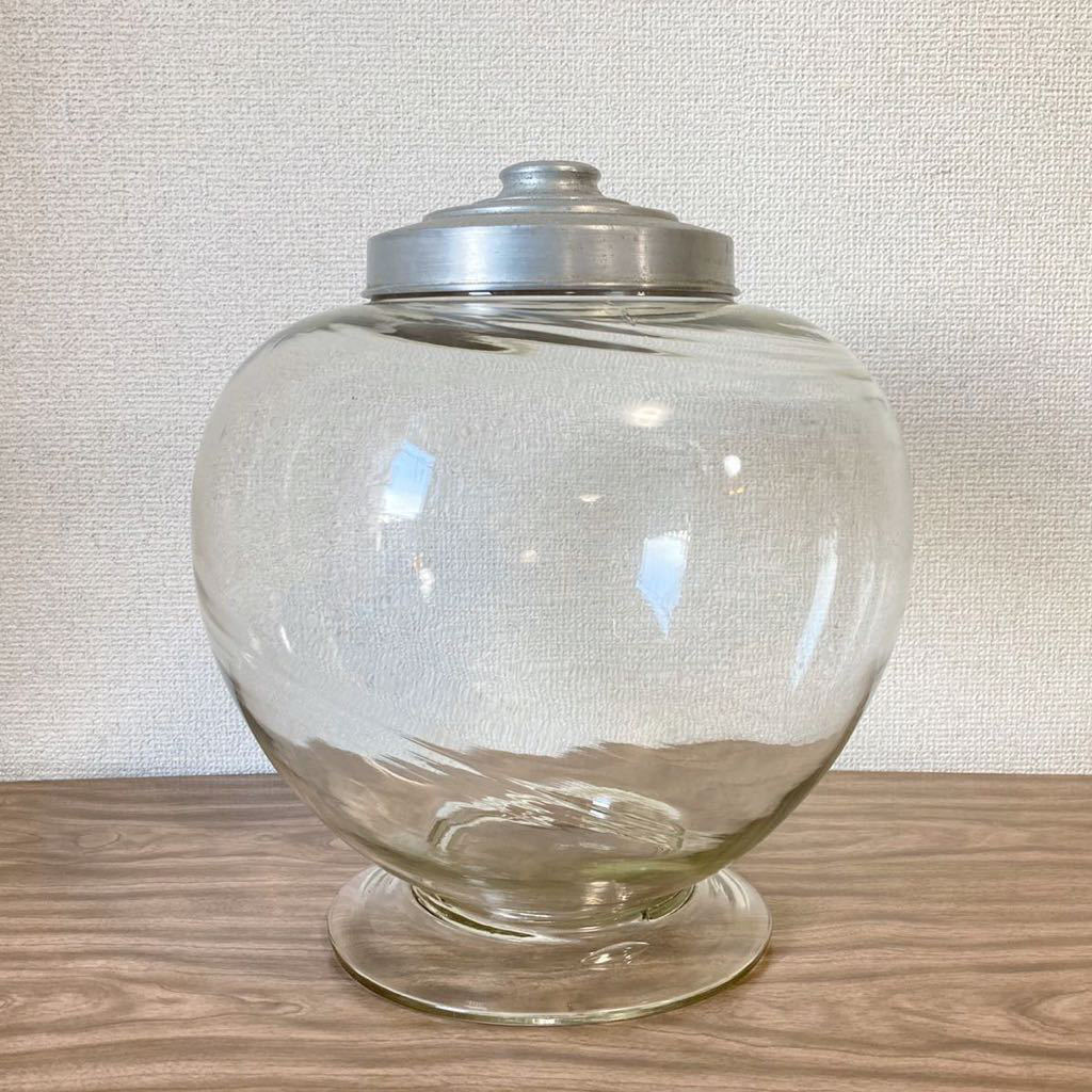駄菓子屋 ガラス瓶 アンティークガラス 昭和レトロ ガラス瓶