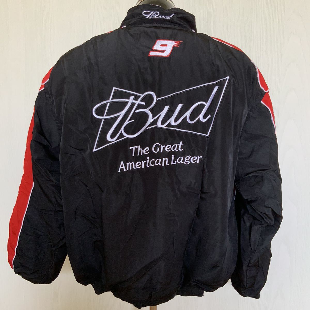 Budweiser 黒っぽく RACING ジャケット