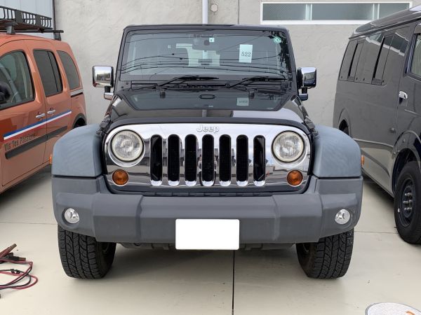 クライスラー Jeep JKラングラー 純正 フロントグリル マットブラック