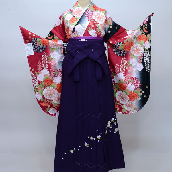 暈し染め 金彩 逸品 正絹 駒刺繍 花車文 BAAX6536hj 平和屋着物□豪華