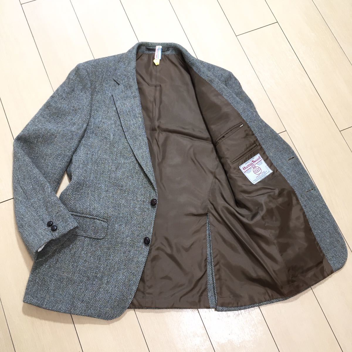 BURBERRY バーバリー×ハリスツイード 最上級ツイードジャケット 
