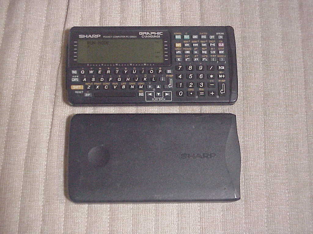 SHARP ポケットコンピュータ PC-G850V GRAPHIC C-LANGUAGE ポケコン