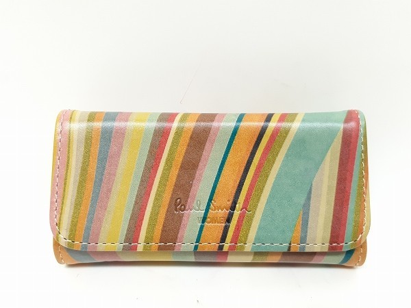 J614 Y2 1985 Paul Smith ポールスミス マルチカラー 4連 キーケース レザー 箱あり 現状品 服飾小物 売買されたオークション情報 Yahooの商品情報をアーカイブ公開 オークファン Aucfan Com