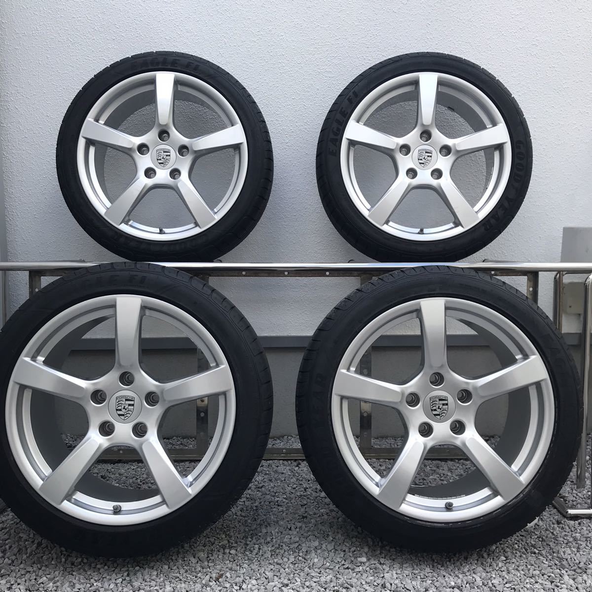 【新品同様】 Porsche 718 Boxster Cayman 純正オプション Cayman S ホイール ＆ タイヤ セット ボクスター ケイマン 982 981 ポルシェ