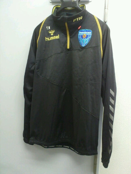 ☆横浜FC 支給品 2wayトレーニングウエア 非売品sizeO 長袖&半袖