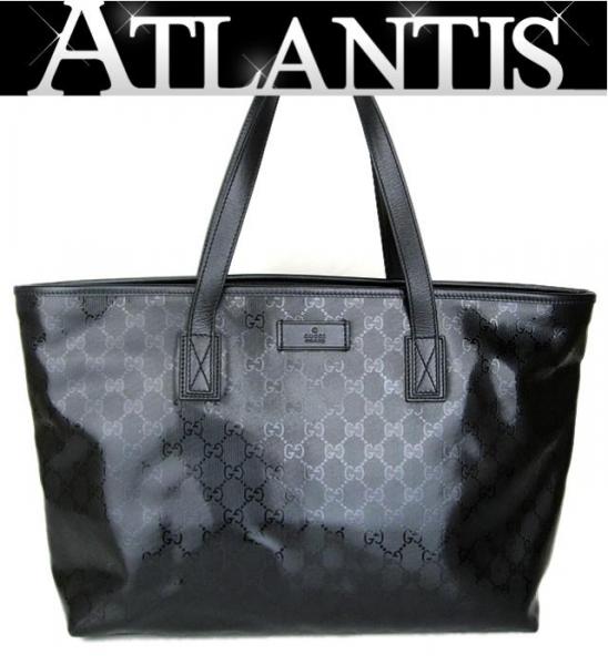 美品!グッチ GUCCI インプリメ ショルダー トートバッグ 黒