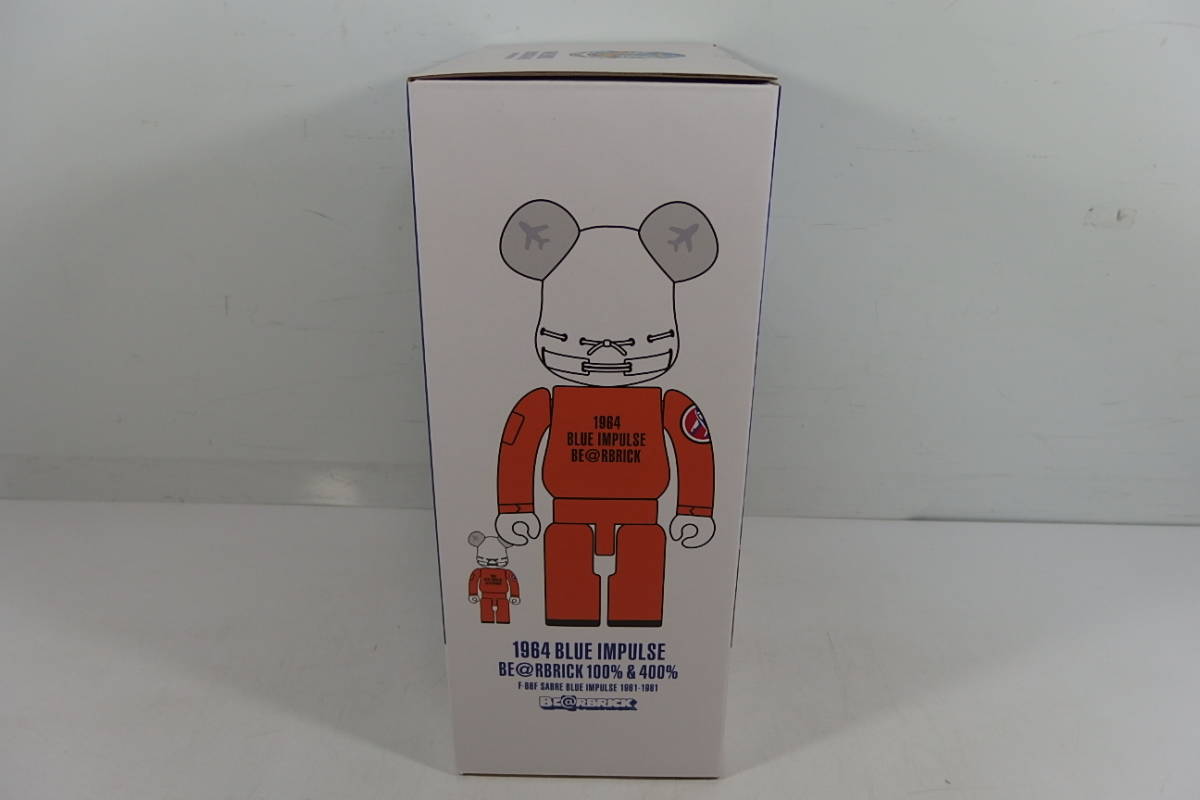 ◇1964 BLUE IMPULSE BE@RBRICK 100% & 400% ベアブリック ブルー