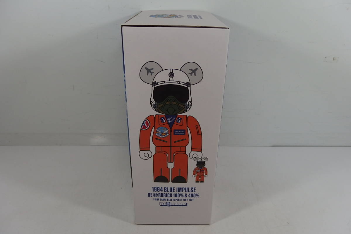 ◇1964 BLUE IMPULSE BE@RBRICK 100% & 400% ベアブリック ブルー