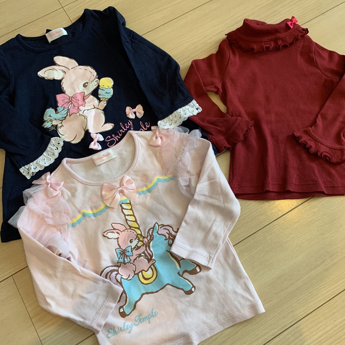 シャーリーテンプル キッズウェア 子供服 100cm 秋冬服 トップス  