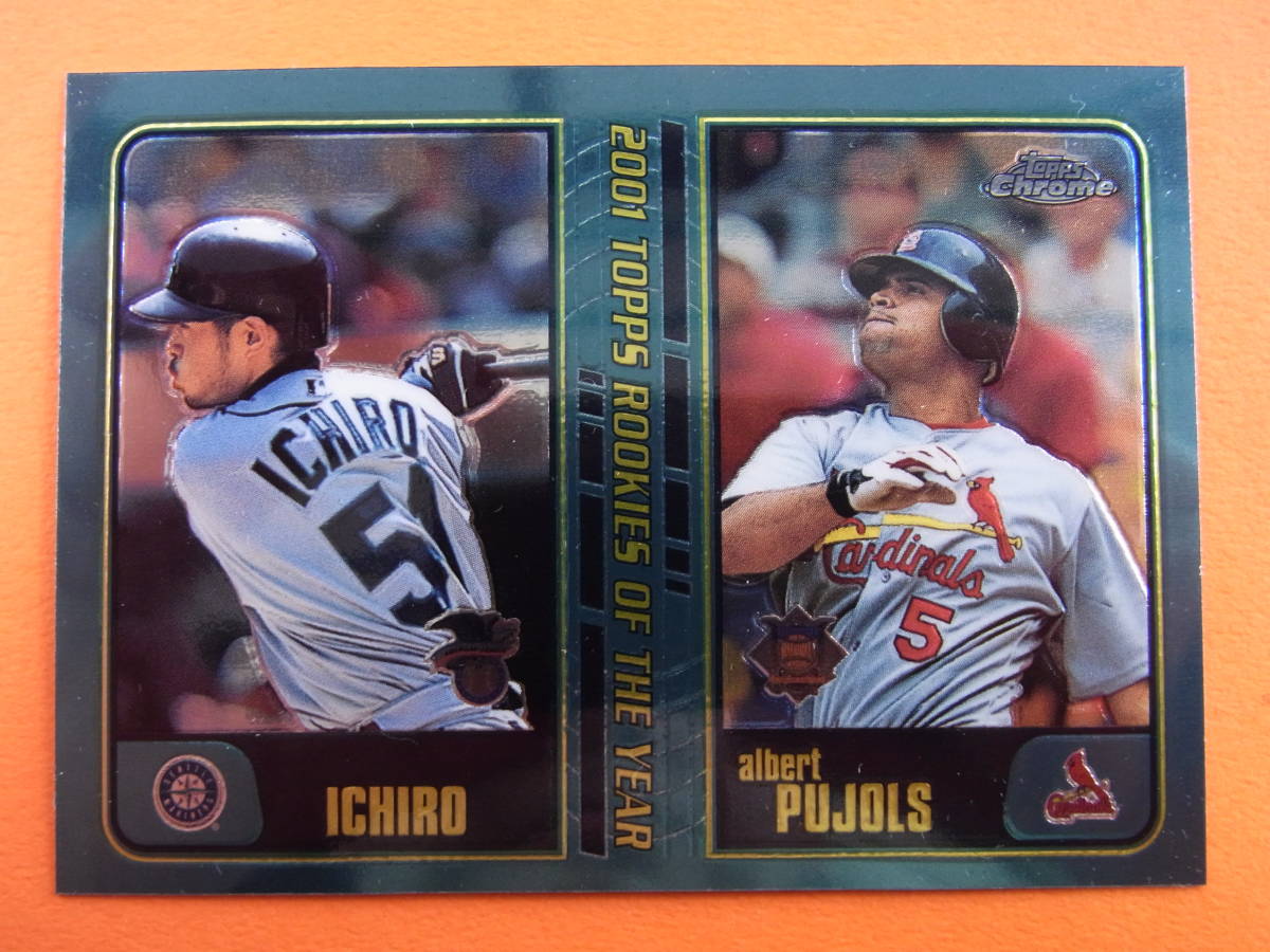 2001 Topps Traded Chrome イチロー/プーホールズ RC 【公式