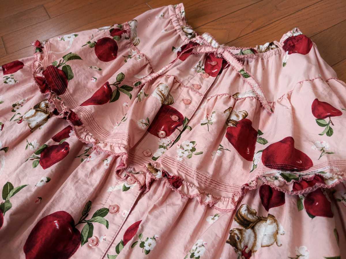 ピンクハウス アップルブロッサム スカート パッチワーク りんご  