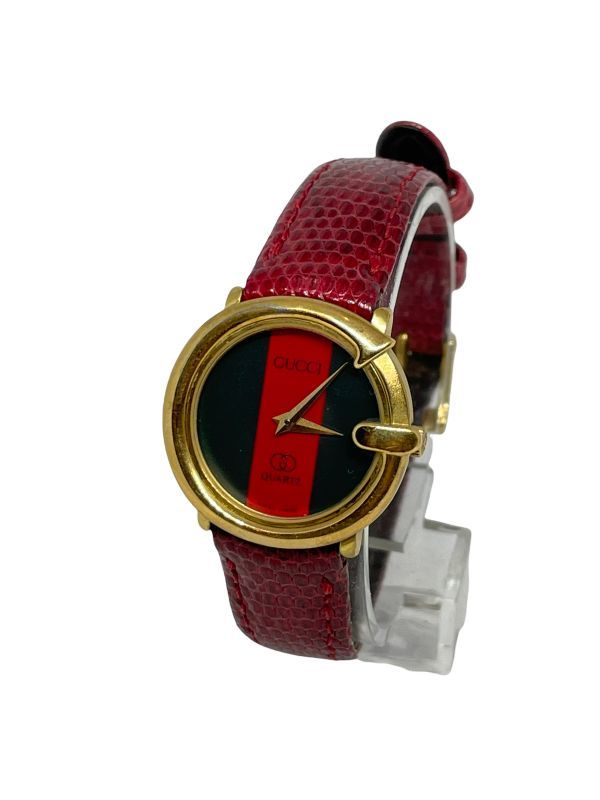 GUCCI グッチ レディス クォーツ腕時計 シェリーライン文字盤 3600 