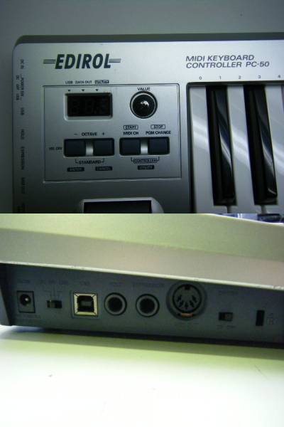 EDIROL(Roland) MIDIキーボード・コントローラー　PC-50 （7）