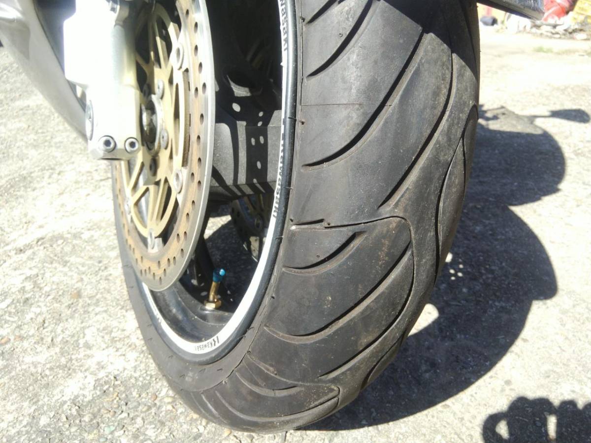 宮城県 カワサキ ZX-12R 実働 3.2万キロ 車検切れ 今年の5月に切れまし