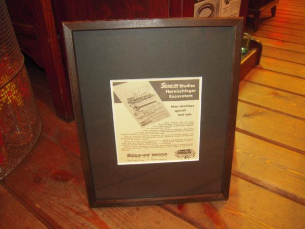 ★1957年★USA★Snap-on Tool★スナップオン★広告額装品★2★