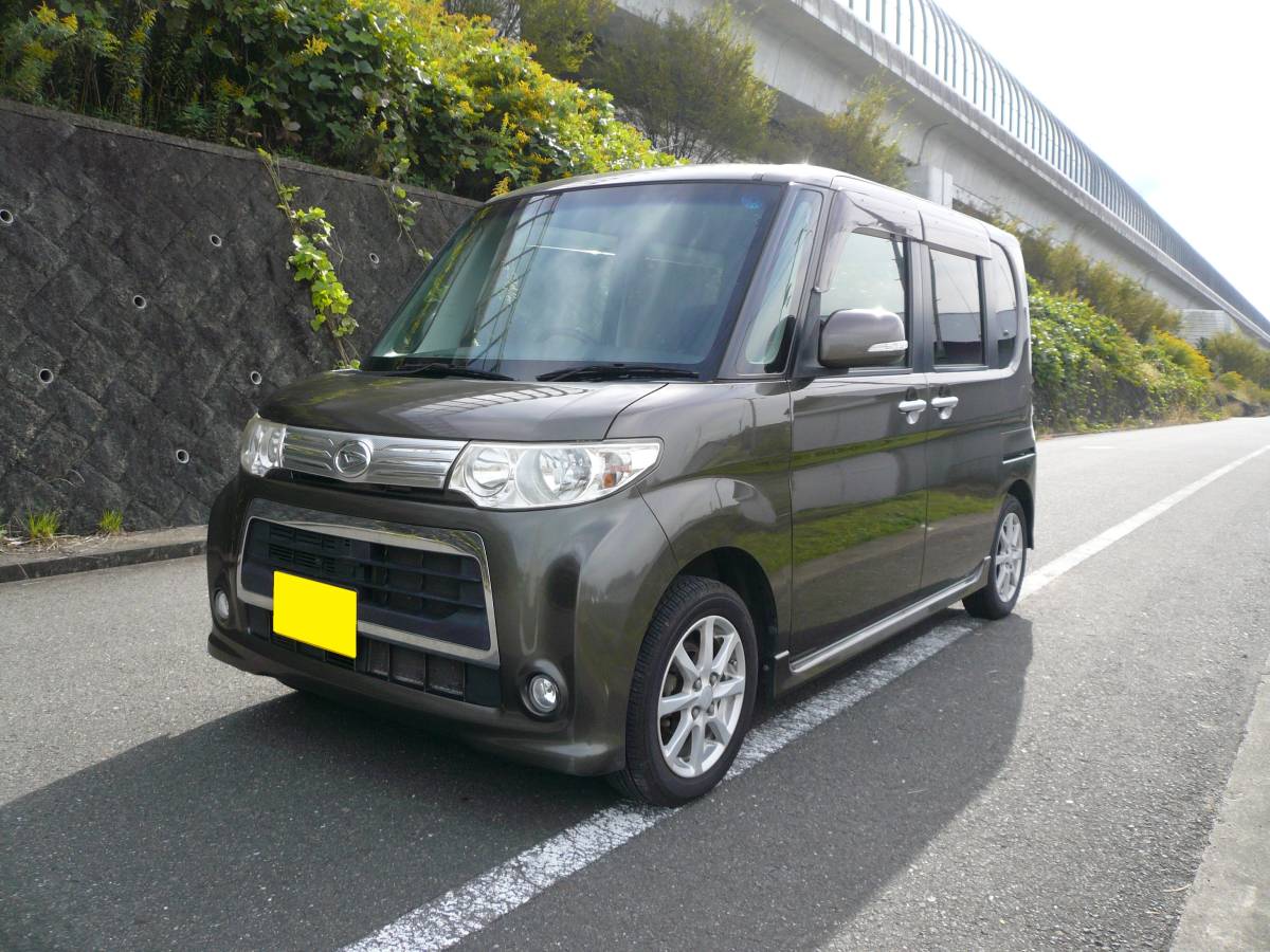 タント ダイハツ カスタムX ナビ 左パワースライドドア 平成23」の