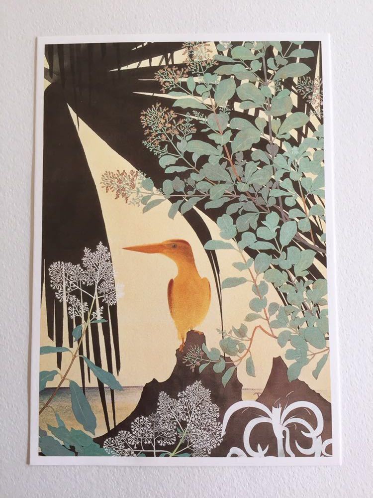 田中一村】12種展開「奄美の森」シリーズ「初夏の海に赤翡翠」ポスト