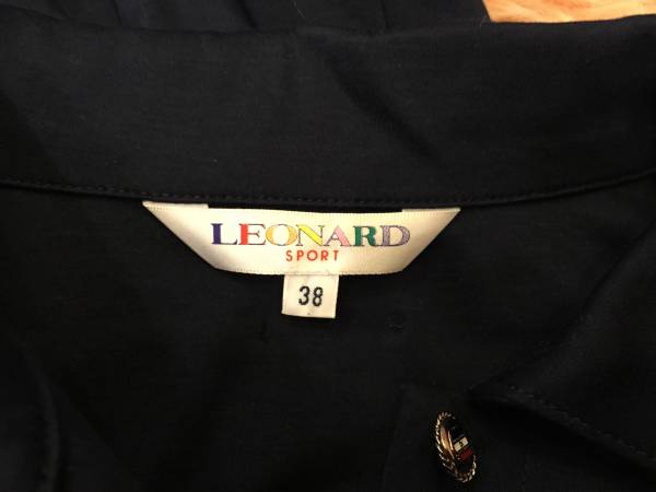 2点落札送料無料♪LEONARD好感度大チュニックワンピ☆ハリ感ある