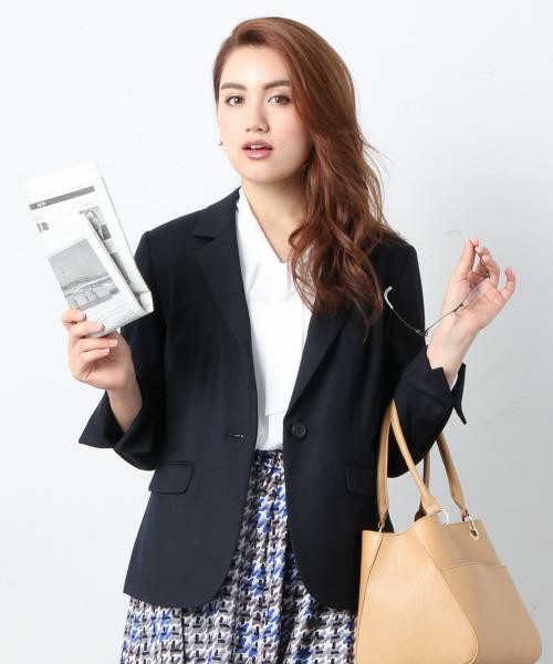 自由区今季完売品フランネラビスストレッチジャケットサイズ46