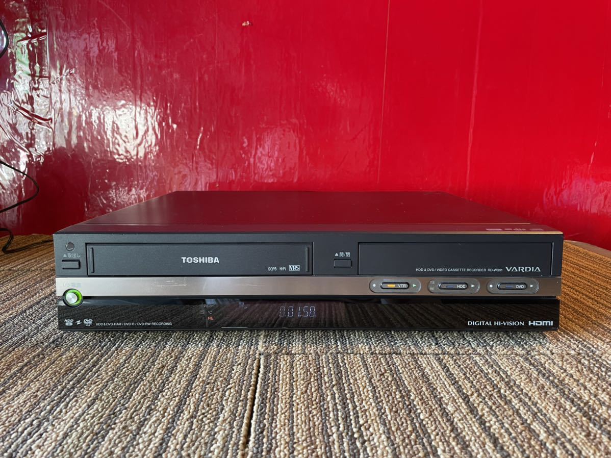 パナソニック HDD/DVD/VHSレコーダー DMR-EH75V 作動ジャンク
