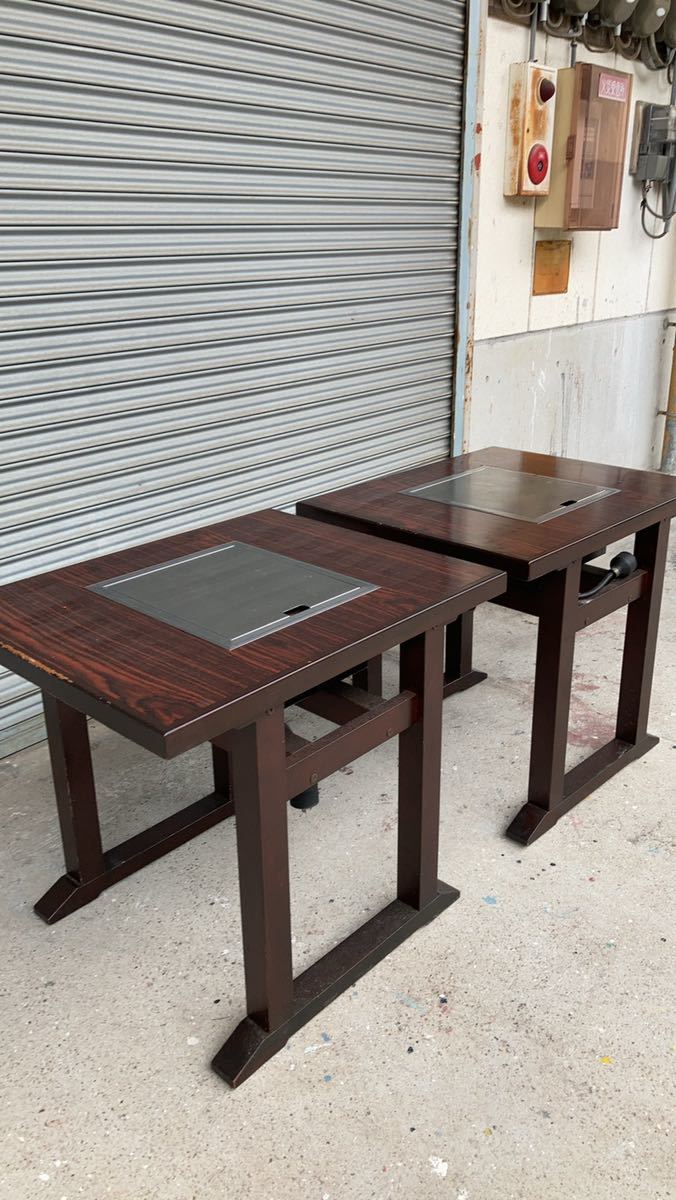 お好み焼き 鉄板 鉄板焼きテーブル 座卓 | 電気式 ローテーブル