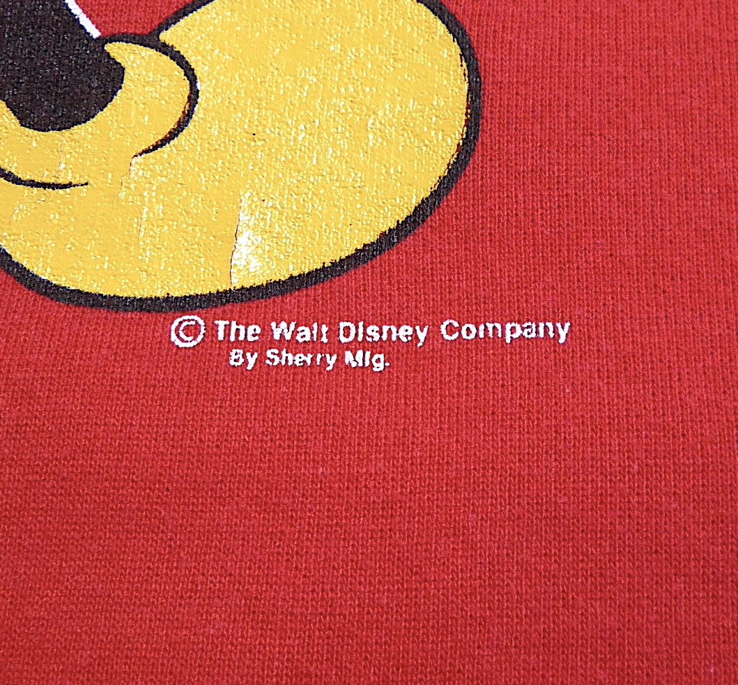 ウォルトディズニーJERZEES 90sヴィンテージミッキーパーカー/USA製